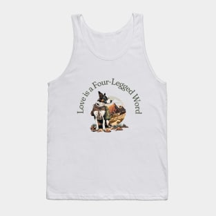 Love is a four-legged word Tank Top